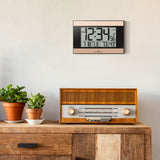 Reloj de pared digital atómico con retroiluminación automática image