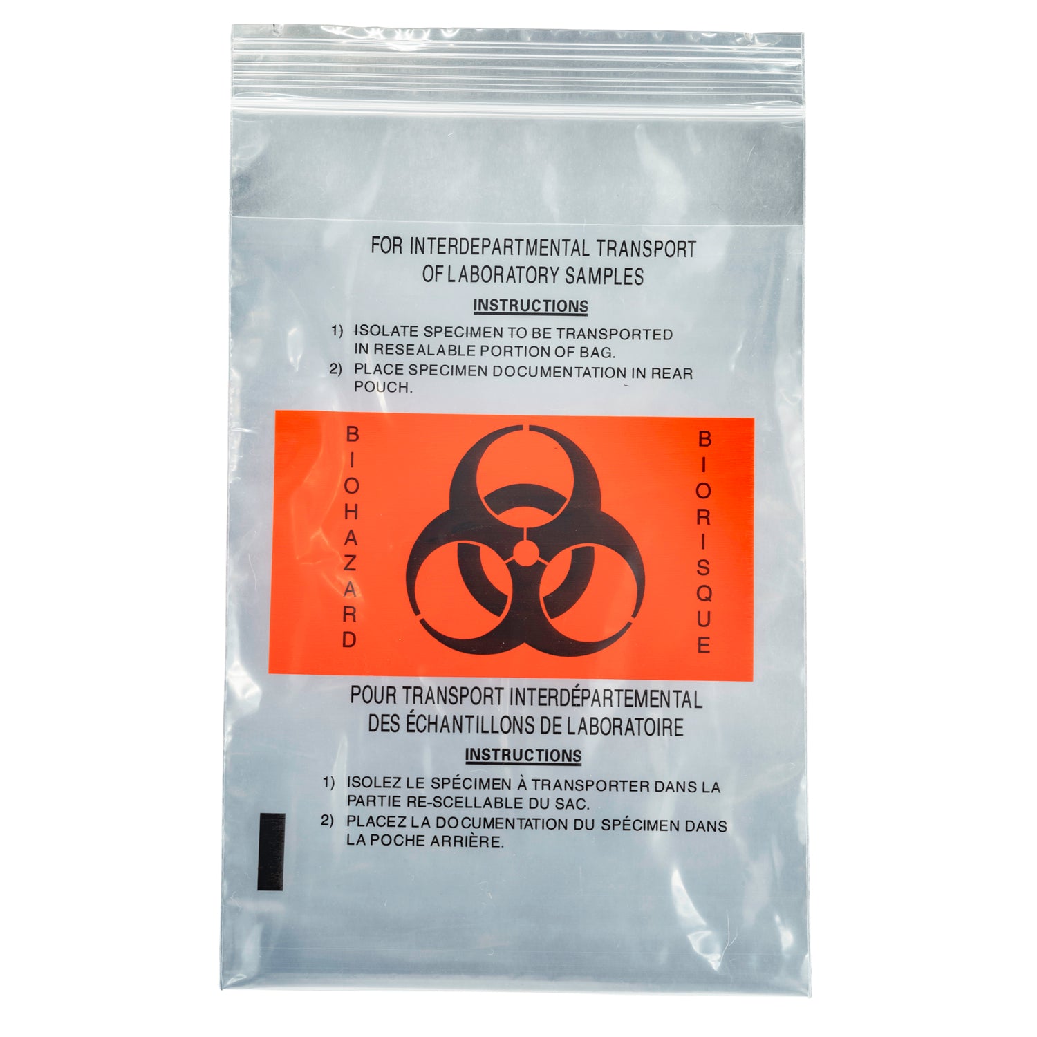 Laboratory Sample Bag/Biohazard Specimen Bag with Outside Pocket - Hospital Grade - marathonwatch