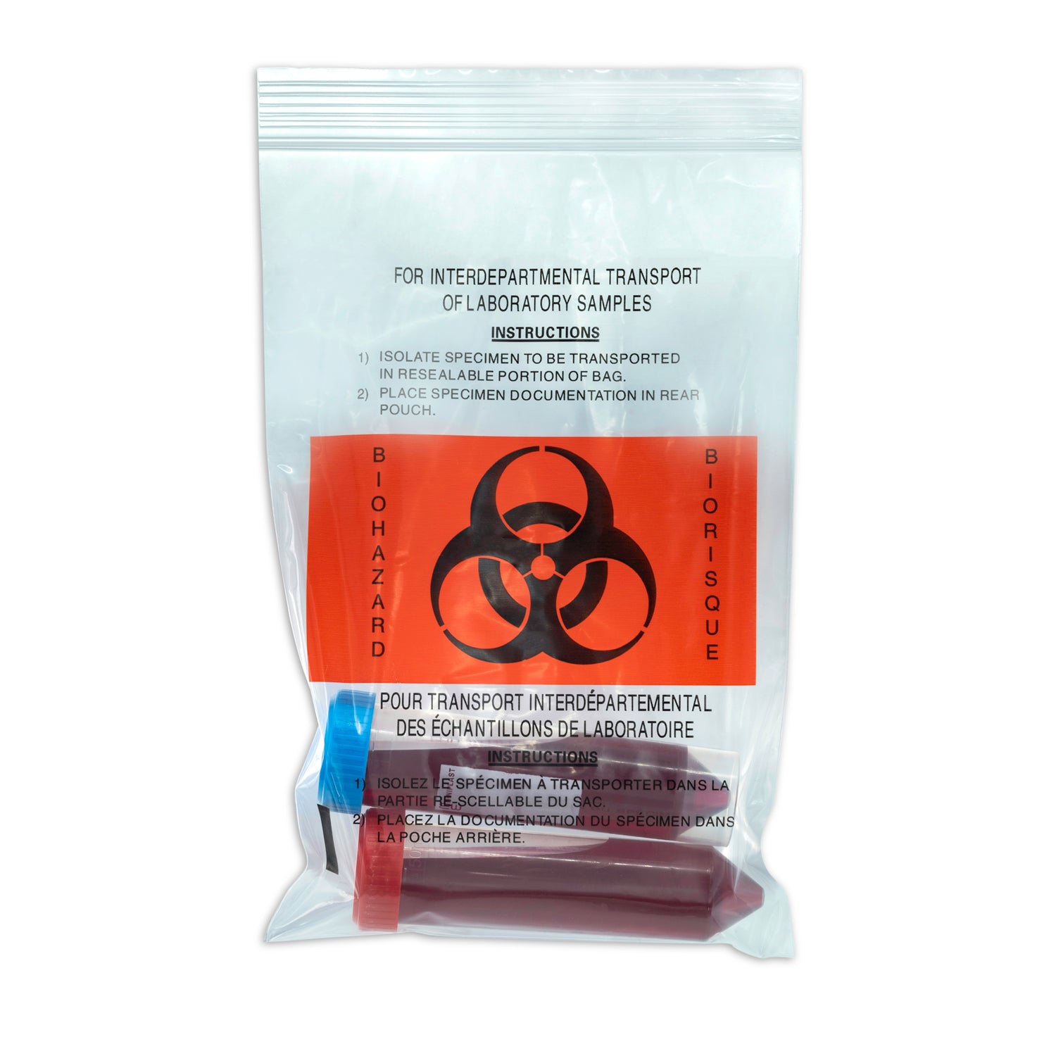 Laboratory Sample Bag/Biohazard Specimen Bag with Outside Pocket - Hos ...