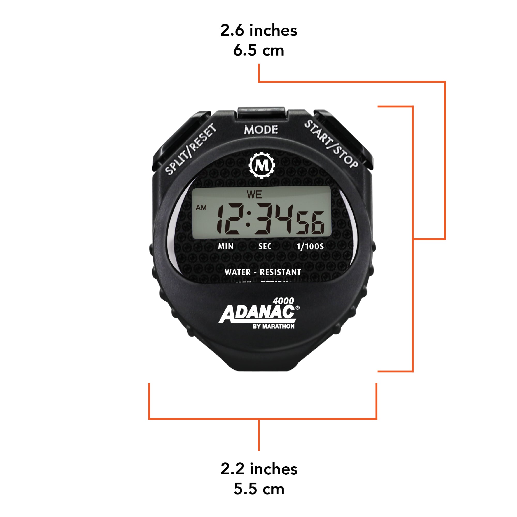 Digital stopwatch, bench, 5500