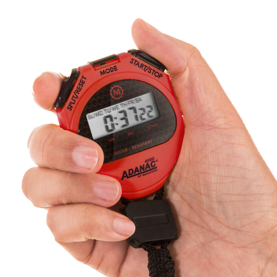 ADANAC 4000 Digital Stopwatch Timer with Large Display Marathon Watch