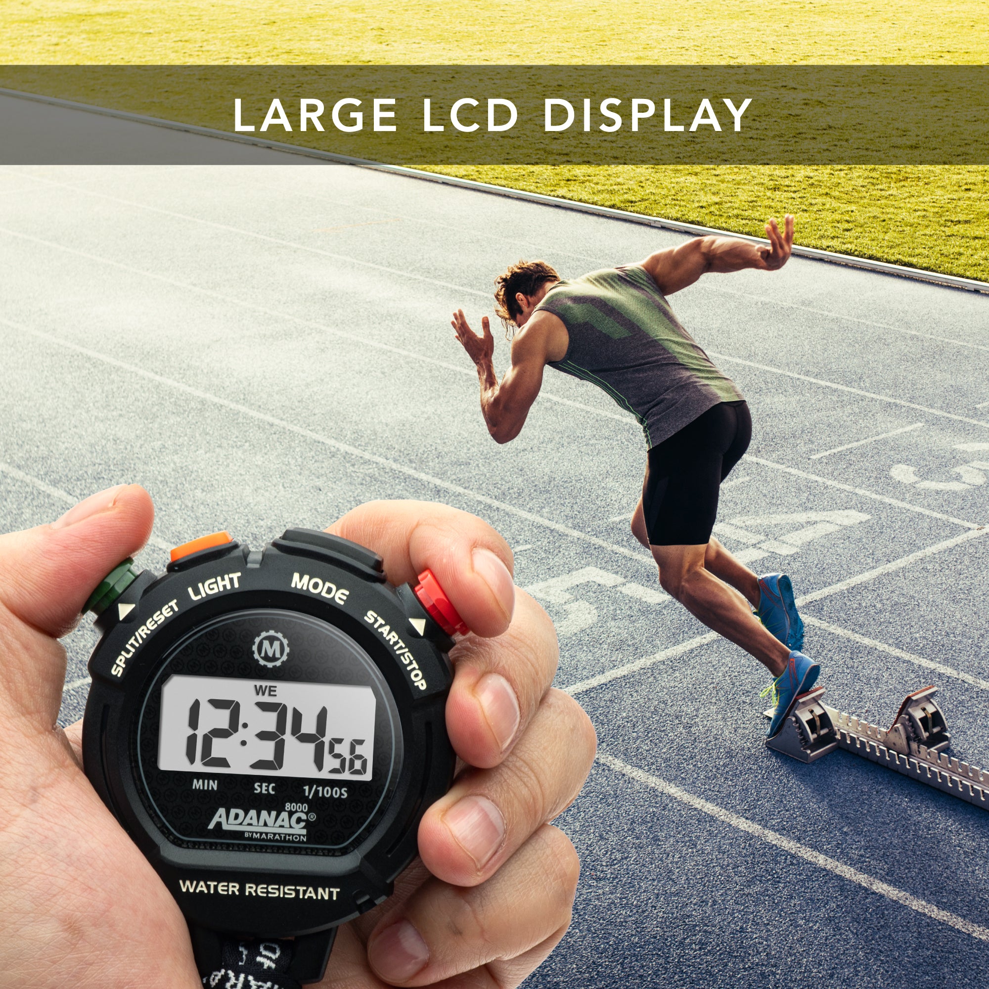 ADANAC 8000 Professional Stopwatch Timer