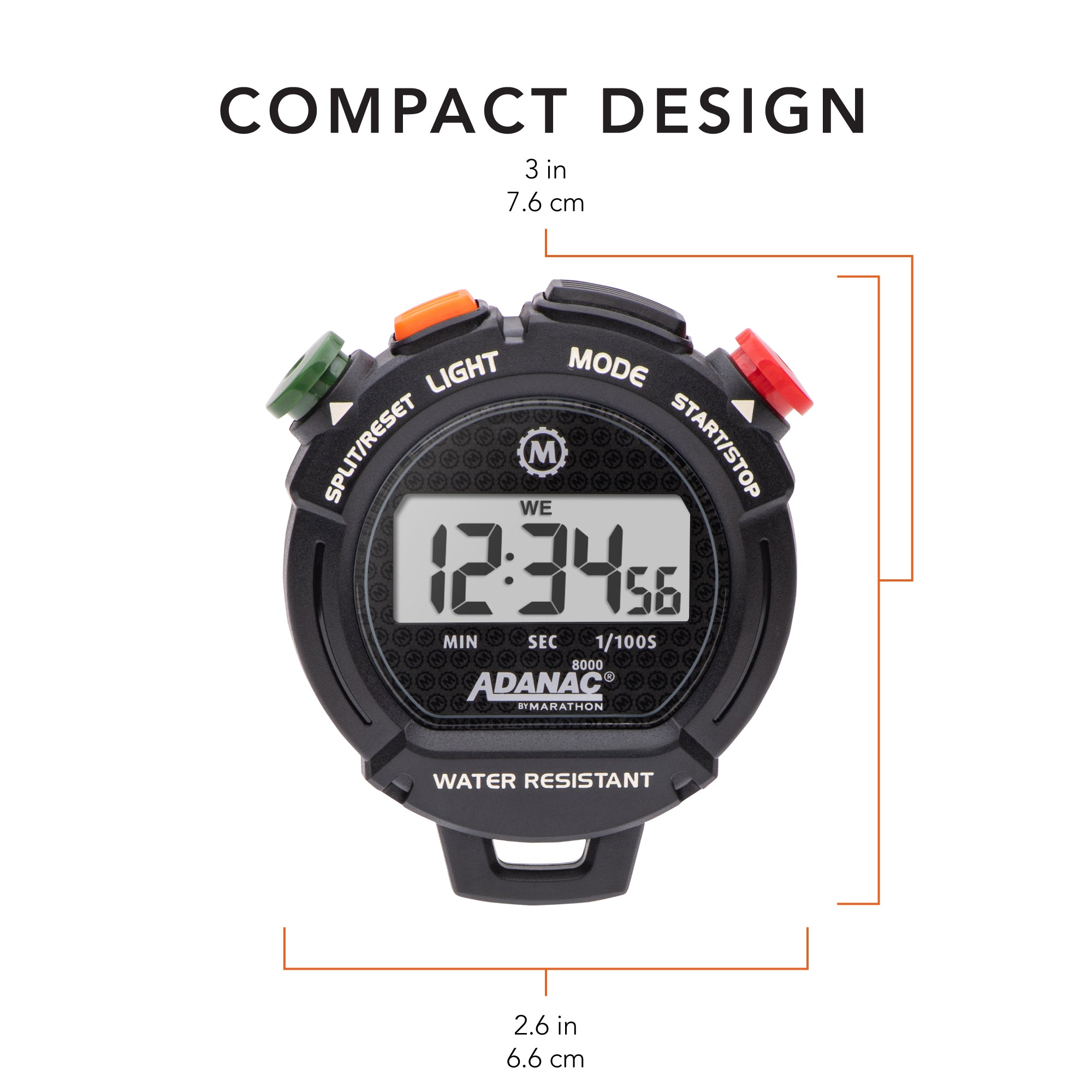 ADANAC 8000 Professional Stopwatch Timer