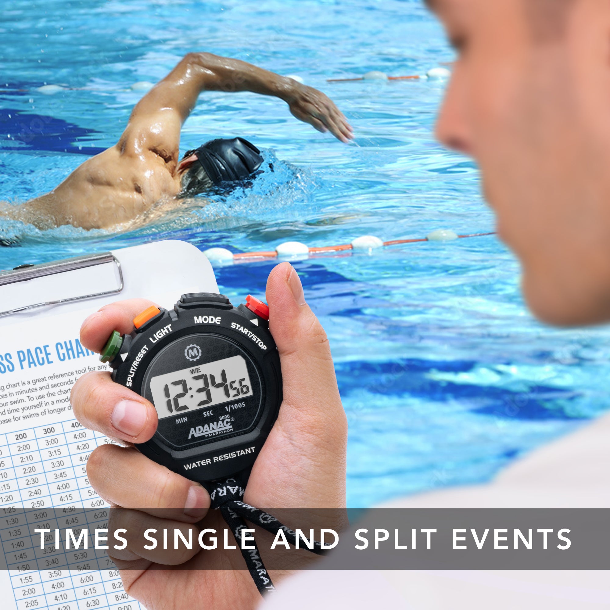 ADANAC 8000 Professional Stopwatch Timer