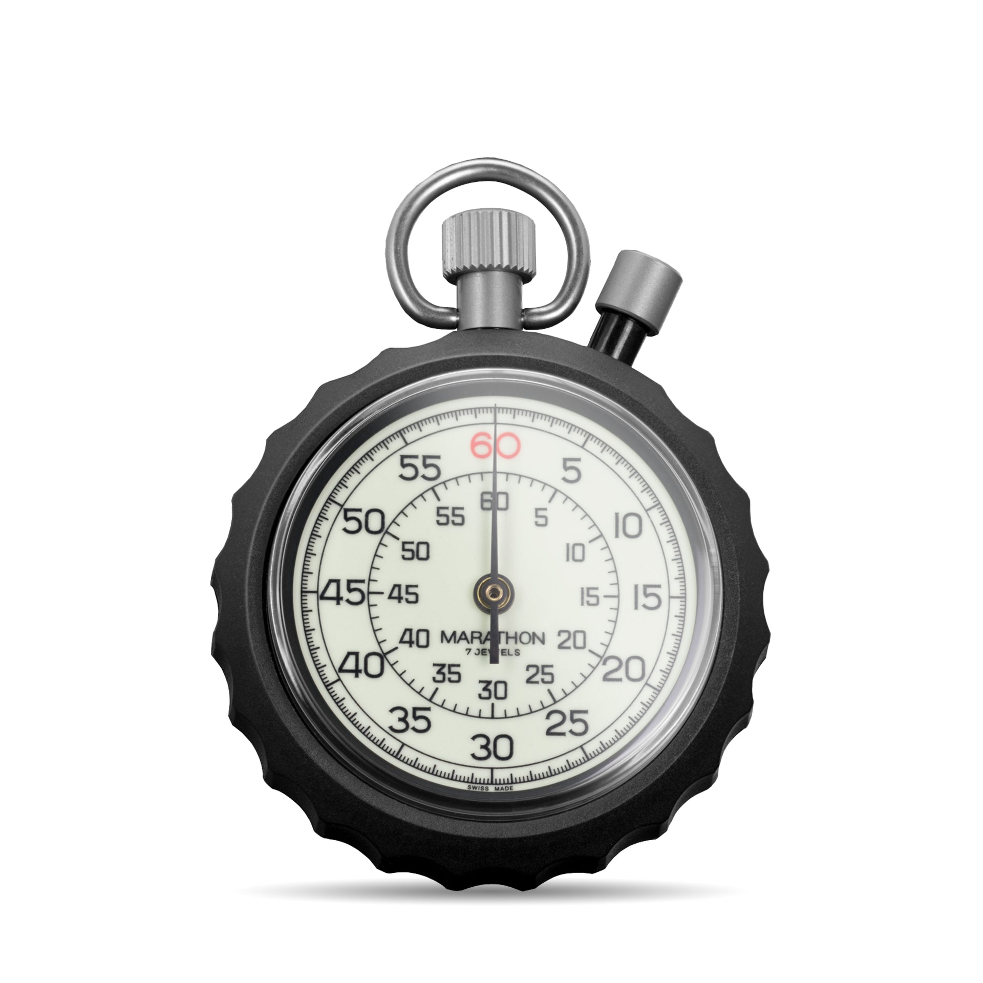 Mechanical Stopwatch: Instantaneous Return and Time-Out, Glow in 