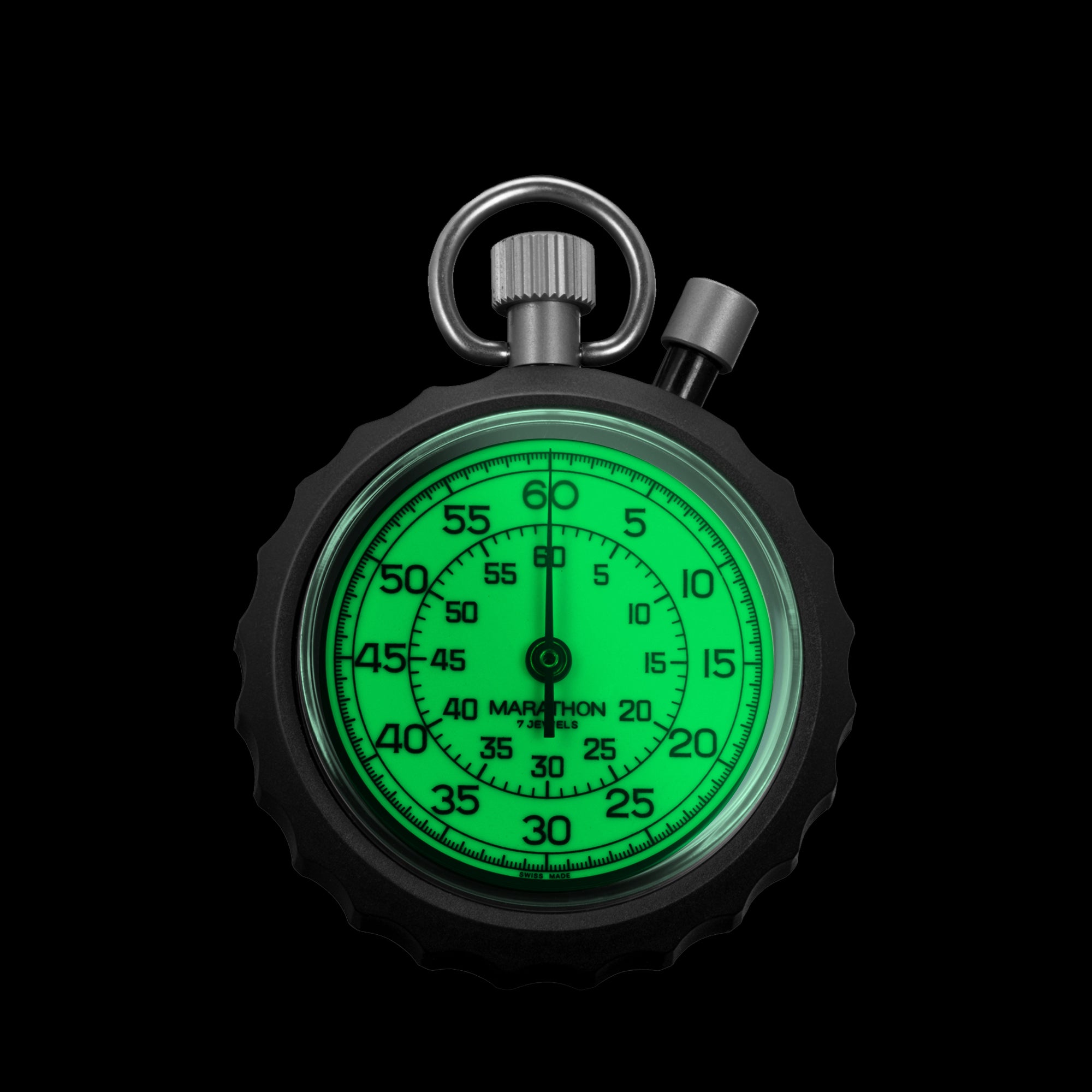 Mechanical Stopwatch Instantaneous Return and TimeOut, Glow in the D