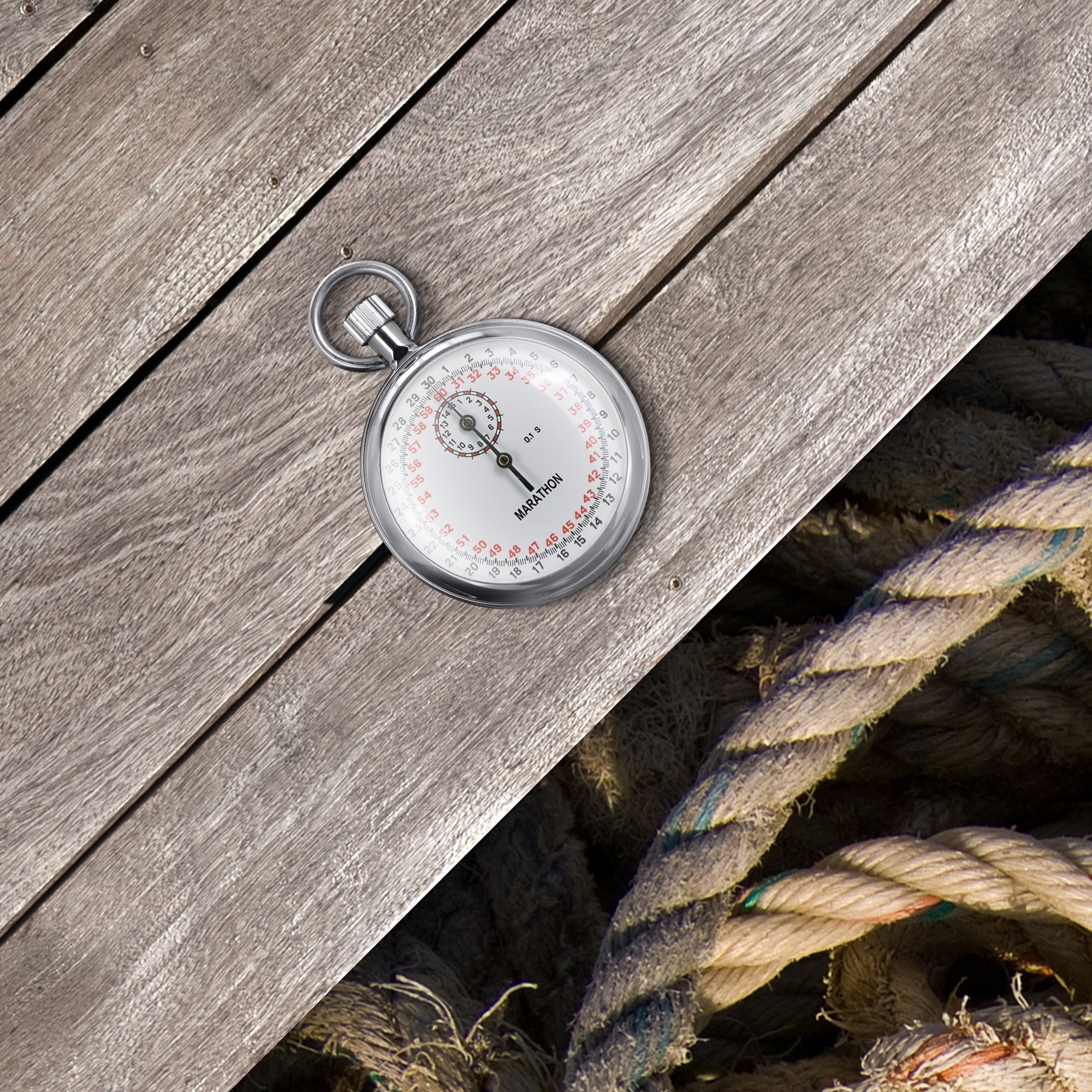 Mechanical Stopwatch: Single Action Mechanical (1/10 Sec) 15 min Register image