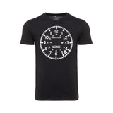 Slim Fit Classic Black Glow Print Marathon Watch GSAR T-Shirt image