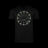 Slim Fit Classic Black Glow Print Marathon Watch GSAR T-Shirt image
