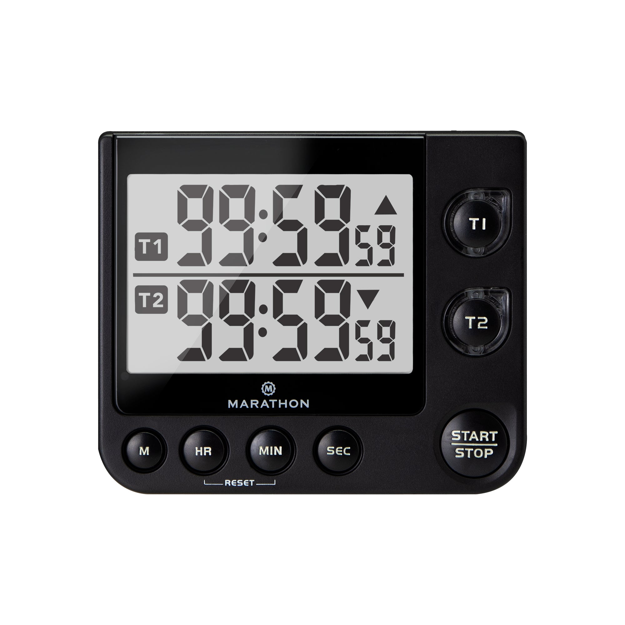 1pc Large Digital Timer With Magnetic Back, Big Lcd Display, Ring