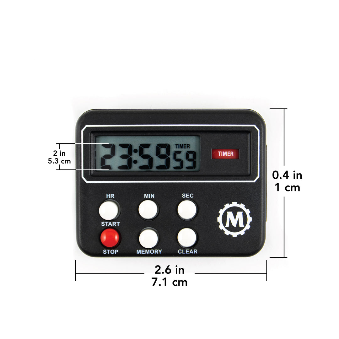 24 Hour Compact Digital Timer - Marathon Watch Company