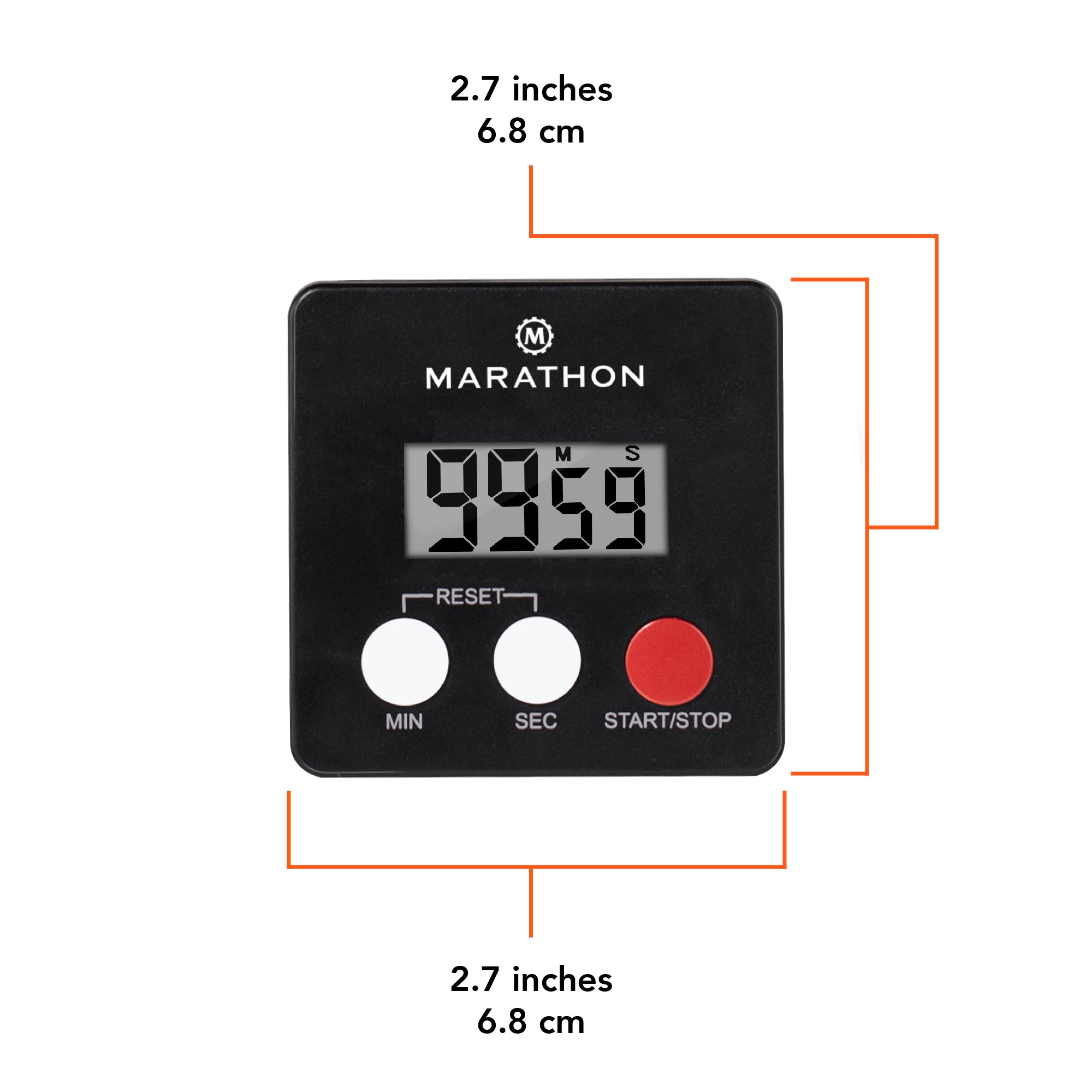 Digital 100 Minute Timer - marathonwatch