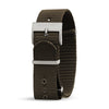 Nylon DEFSTAN Strap with Parkerized Hardware, 20mm, Sage Green