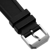 3-teiliges Gummiband-Set, Schwarz, 22mm