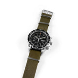 Bracelet en cuir DEFSTAN , vert olive, 22 mm image