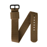20mm - 11" Length - Ballistic Nylon Watch Band/Strap with Stainless Steel Buckle - marathonwatch
