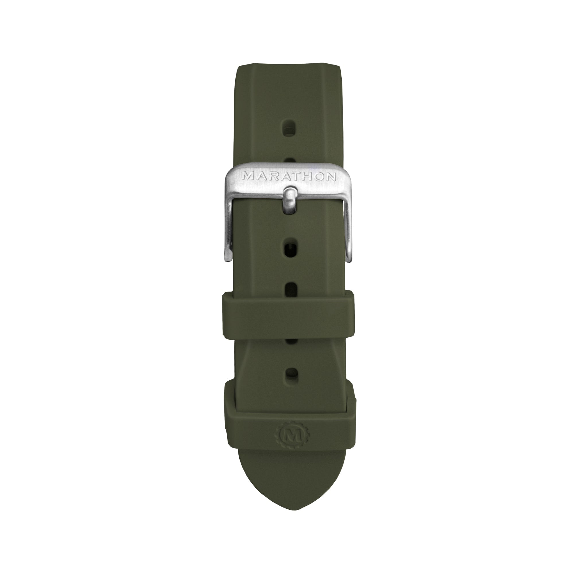 Bracelet de plongée en caoutchouc en deux pièces, vert, 20 mm image