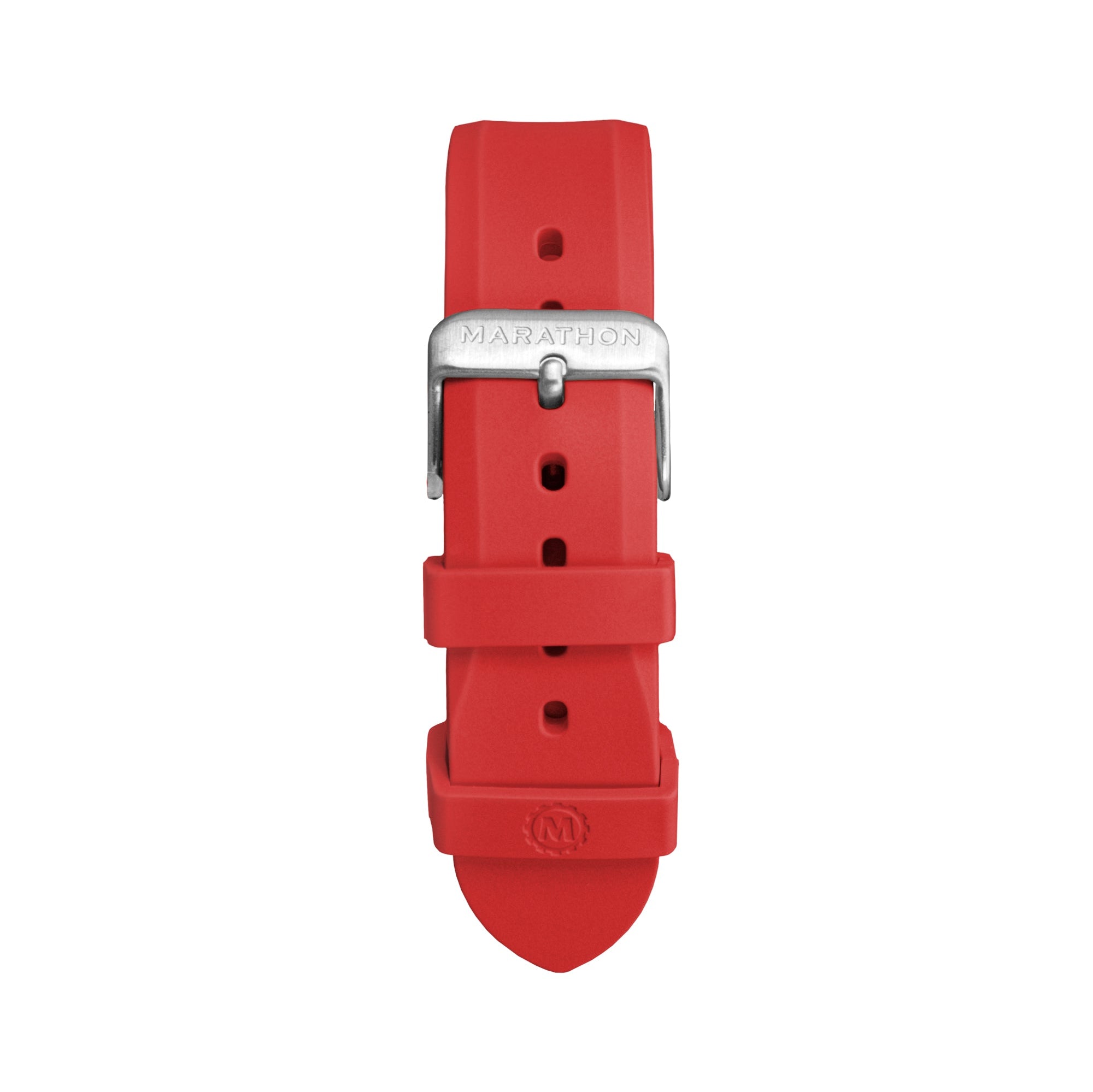 Bracelet de plongée en caoutchouc en deux pièces, rouge, 20 mm image