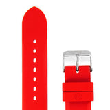 Bracelet de plongée en caoutchouc en deux pièces, rouge, 20 mm image