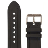 Two-Piece Rubber Dive Strap, Black, 22mm image