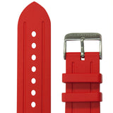 Two-Piece Rubber Dive Strap, Red, 22mm image