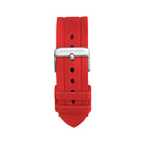 Two-Piece Rubber Dive Strap, Red, 22mm image