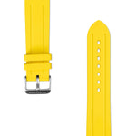 Two-Piece Rubber Dive Strap, Yellow, 22mm image