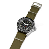 Bracelet en cuir DEFSTAN , vert olive, 20 mm image