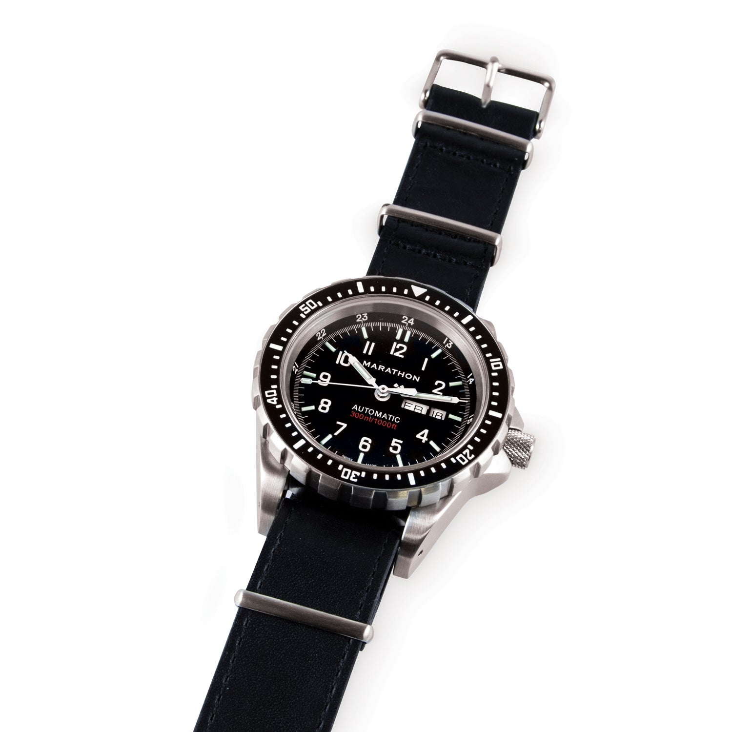 Bracelet en cuir DEFSTAN , noir, 22 mm image