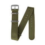 Bracelet en cuir DEFSTAN , vert olive, 22 mm image