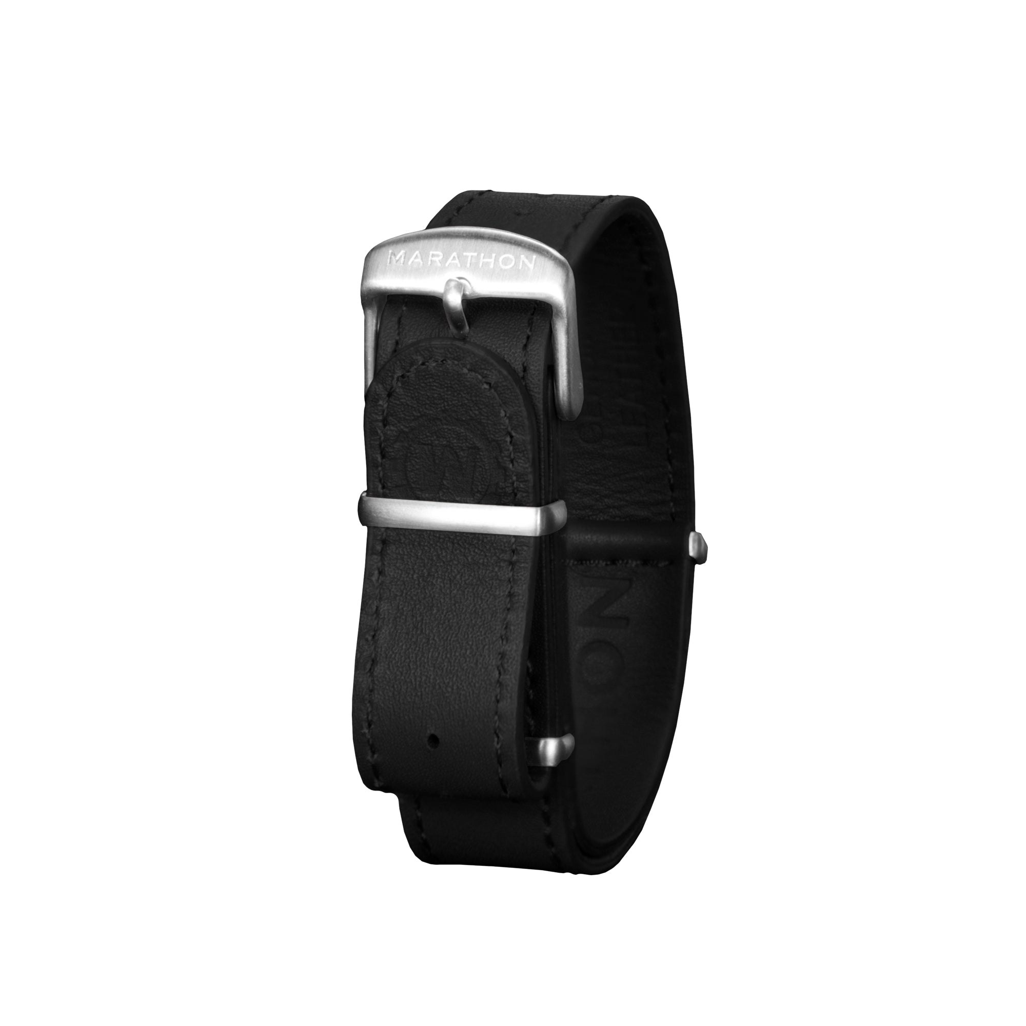 Leather DEFSTAN Strap, Black, 18mm – Marathon Watch
