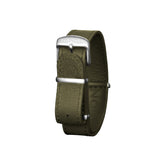 Leather DEFSTAN Strap, Olive Green, 18mm image