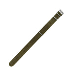 Leather DEFSTAN Strap, Olive Green, 18mm image