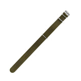 Leather DEFSTAN Strap, Olive Green, 18mm image