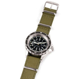 Leather DEFSTAN Strap, Olive Green, 18mm image