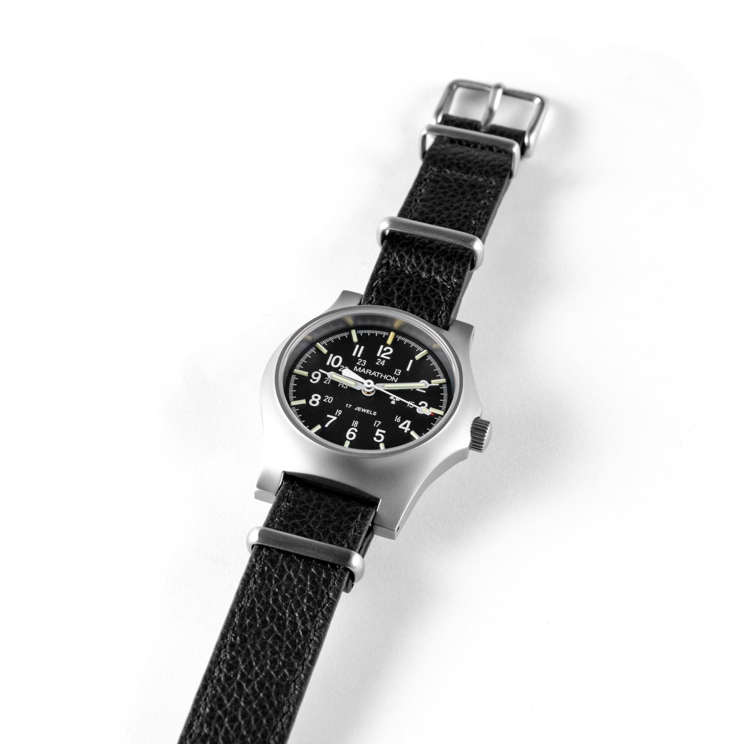 Leather DEFSTAN Strap, Black, 16mm image