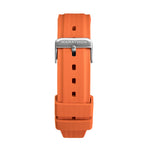 Textured Rubber Strap, Orange, 22mm image