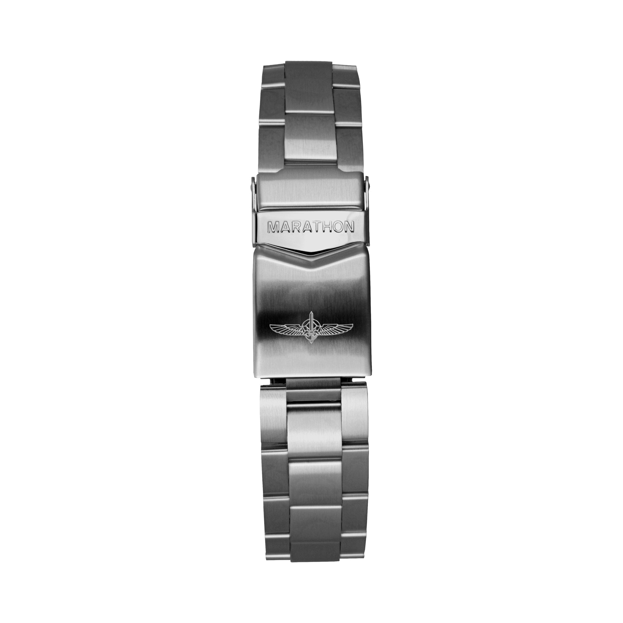 18mm Stainless Steel Bracelet For Medium Dive buckle view