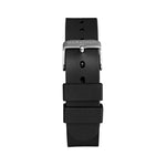 Two-Piece Rubber Dive Strap, Black, 18mm image