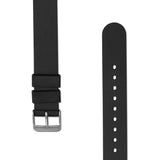 Two-Piece Rubber Dive Strap, Black, 18mm image