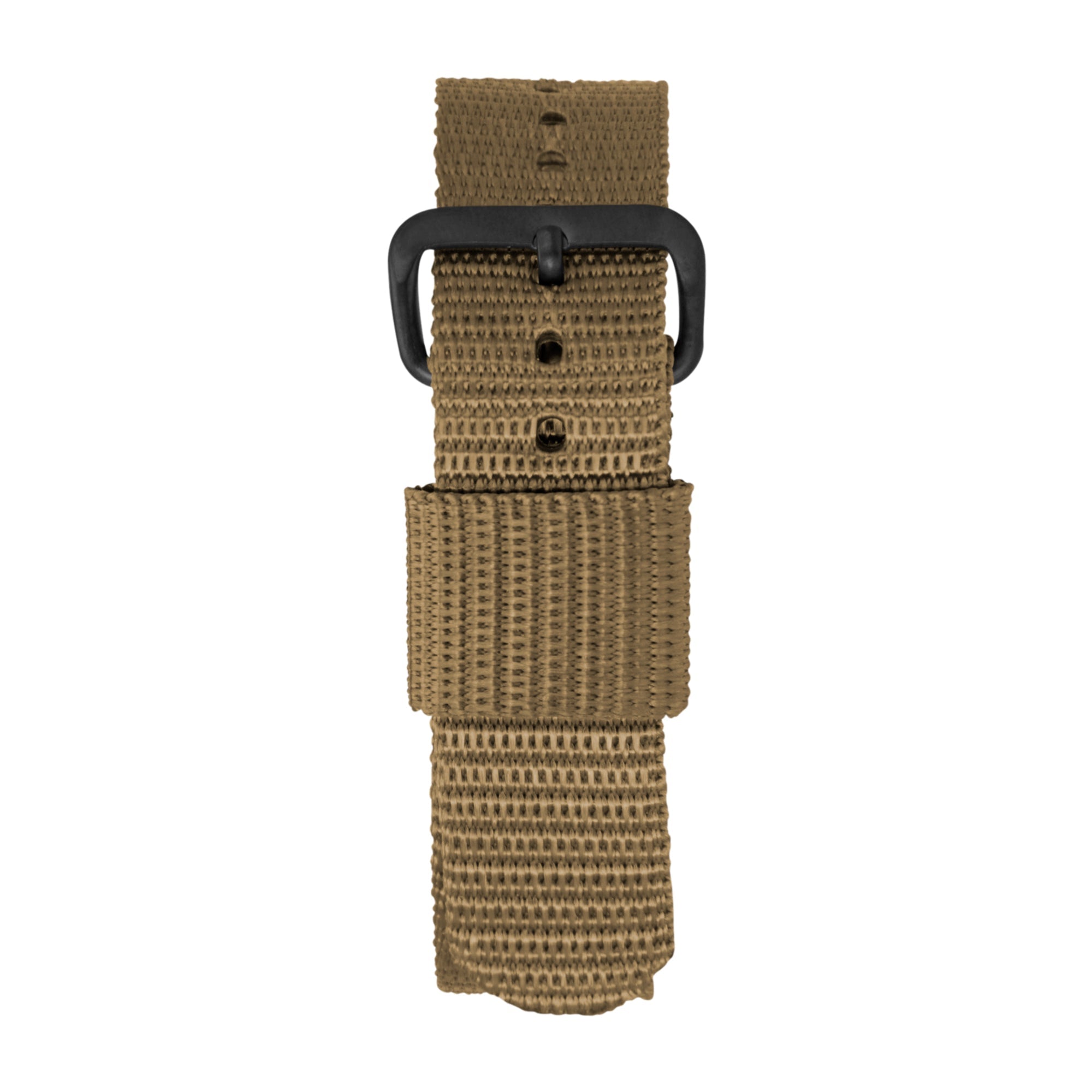 22mm - 12" Length - Ballistic Nylon Watch Band/Strap with Stainless Steel Buckle - marathonwatch