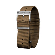 22mm Nylon NATO Watch Band/Strap with Stainless Steel Square Buckle - marathonwatch
