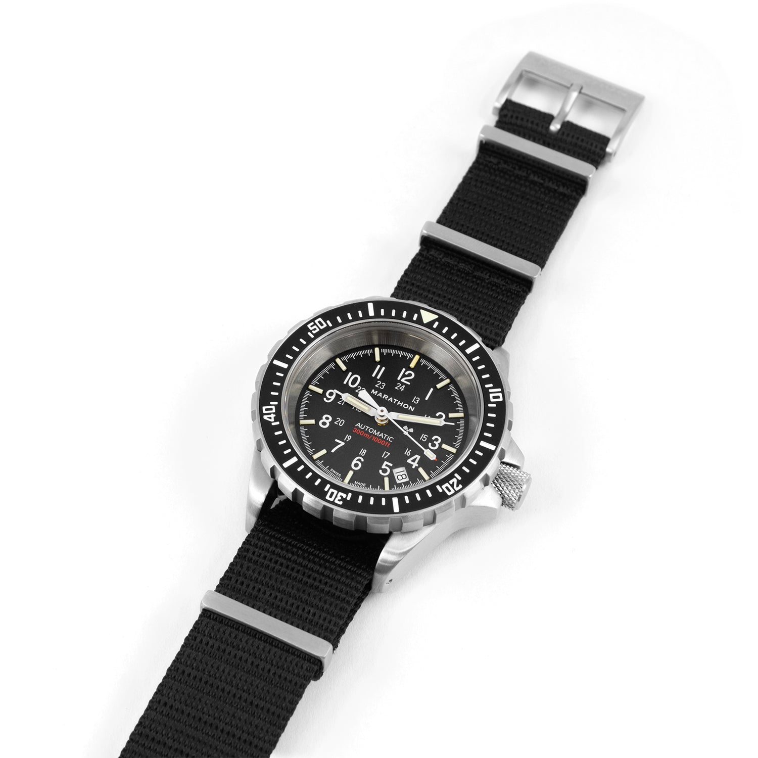 Bracelet DEFSTAN en nylon, noir, 20 mm image