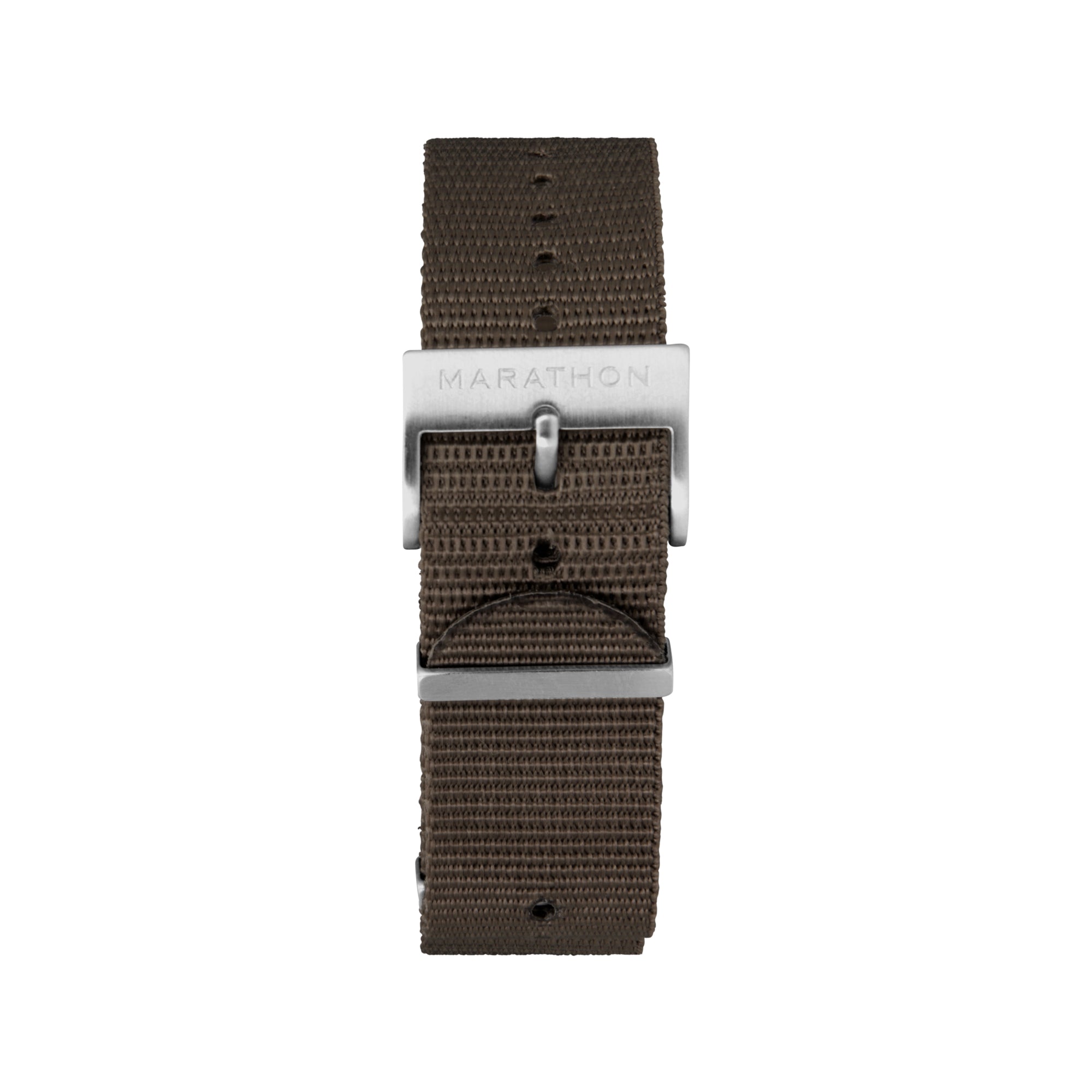 20mm Nylon NATO Watch Band/Strap with Stainless Steel Square Buckle - marathonwatch