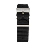 18mm Nylon NATO Watch Band/Strap with Stainless Steel Square Buckle - marathonwatch