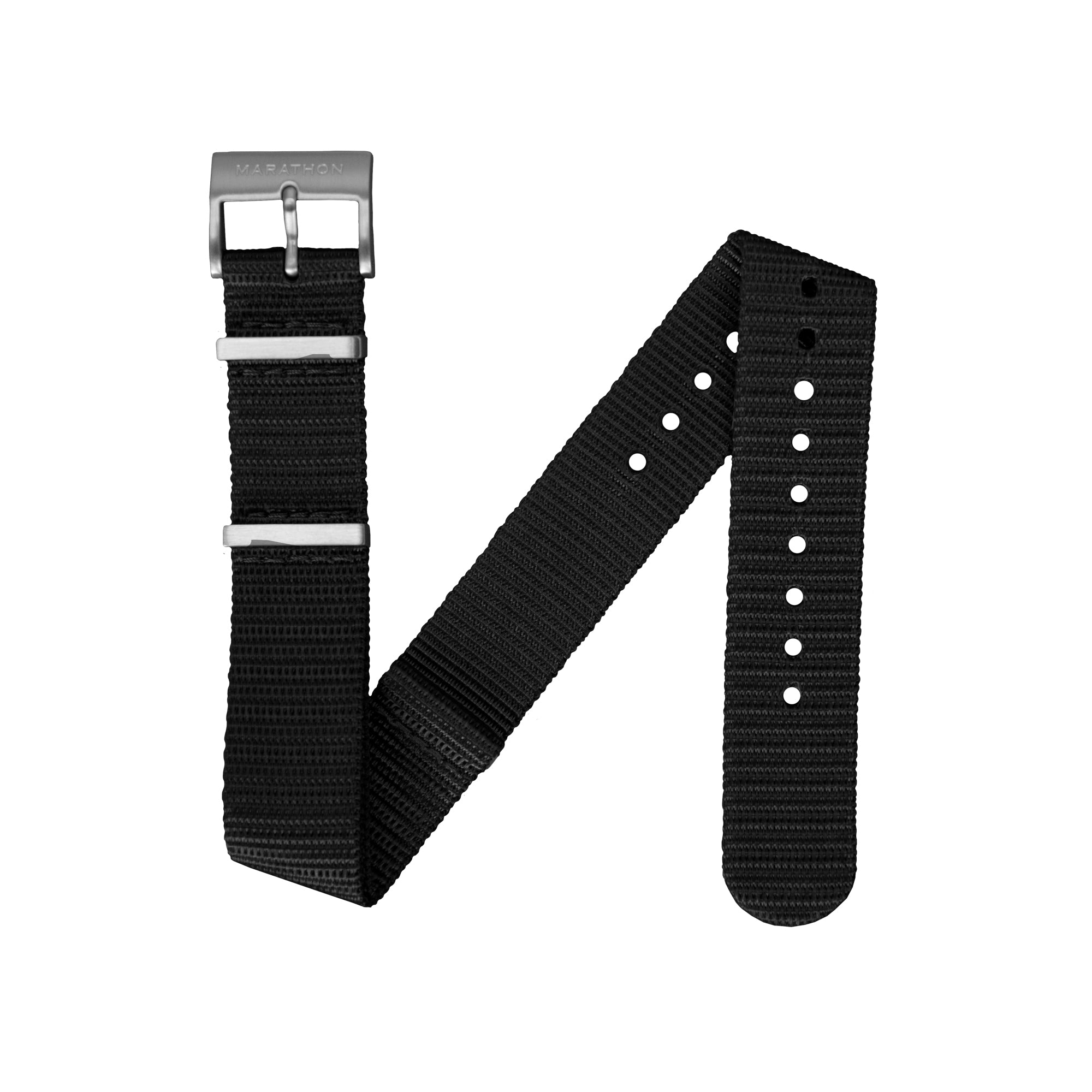 Nylon DEFSTAN Strap, Black, 18mm image