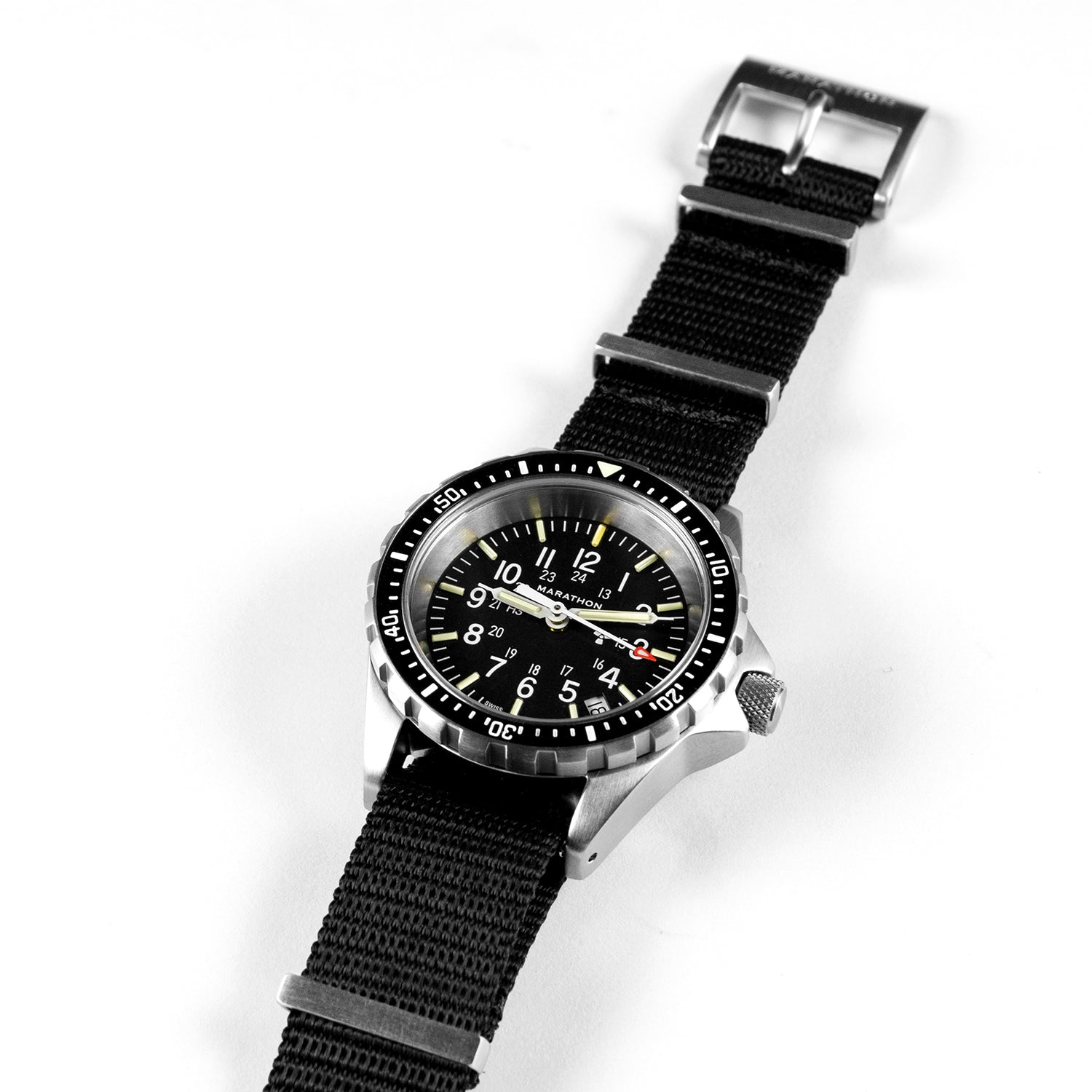Nylon DEFSTAN Strap, Black, 18mm image