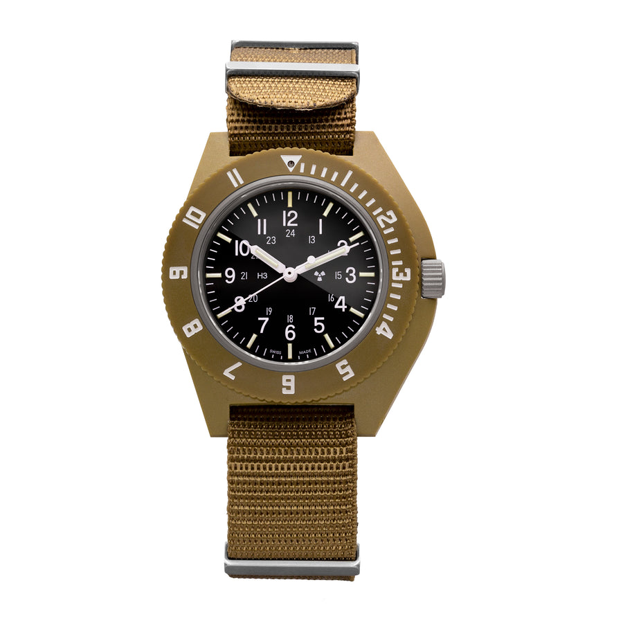Desert Tan Pilot's Navigator - Sterile Dial - 41mm - marathonwatch