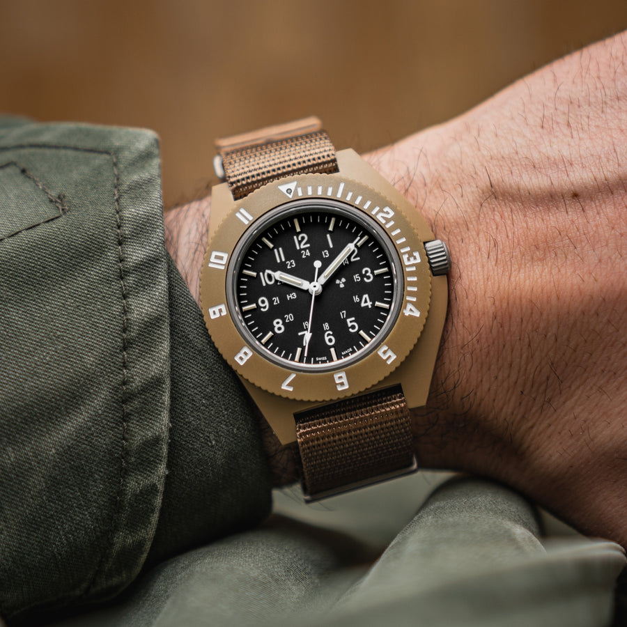 41mm Desert Tan Pilot's Navigator