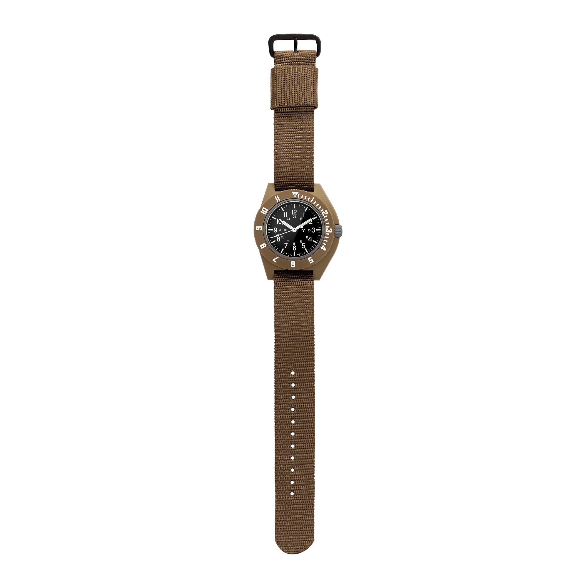 Desert Tan Extra Long 20mm Ballistic Nylon Strap image